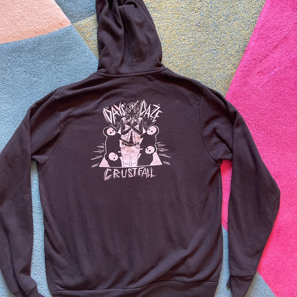 Black Graphic Hoodie